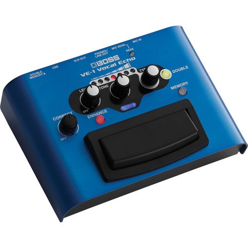 Boss VE-1 Vocal Echo Processor with 7 Ambience Effects for Live Singing