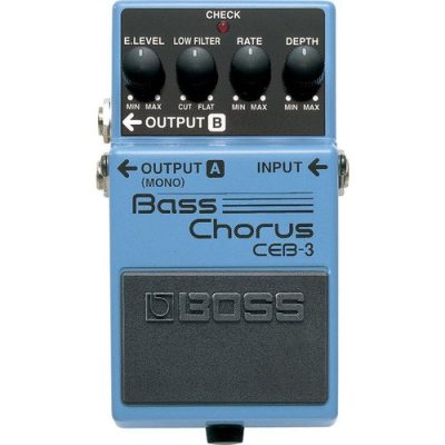 Boss Bass Chorus Pedal CEB-3 with Split-Frequency Effect for Bassists
