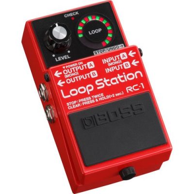 Boss RC-1 Loop Station Pedal with 12-Min Stereo Recording for Guitarists