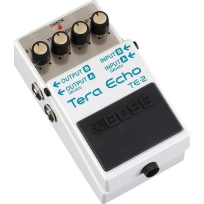 Boss Tera Echo TE-2 Guitar Pedal with Stereo Inputs and Freeze Function