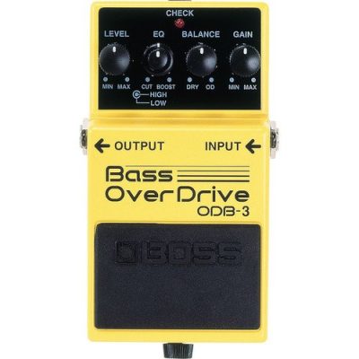 Boss Bass OverDrive Pedal ODB-3 with Two-Band Equalizer for Heavy Rock
