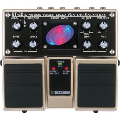 Boss Rotary Ensemble Pedal RT-20 with Overdrive and Leslie 122 Sound