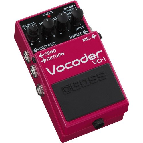 Boss VO-1 Vocoder Pedal with Synth and Talk Box Modes for Guitar