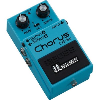 Boss Chorus Pedal CE-2W Waza Craft with Stereo Outputs and Vibrato Mode