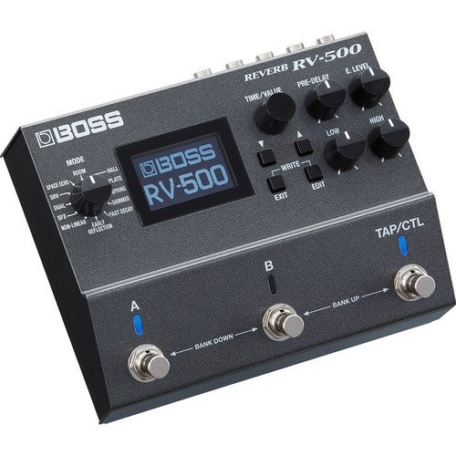 Boss RV-500 Reverb Pedal with 21 Effects and Stereo I/O for Guitarists