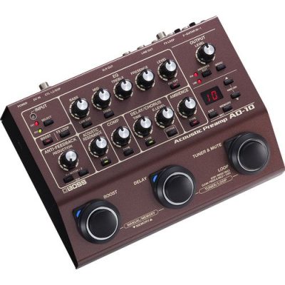 Boss Acoustic Preamp AD-10 with Resonance Processing and USB Interface