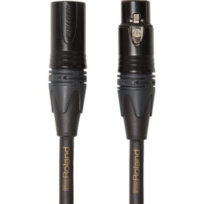 Roland Quad Microphone Cable RMC-GQ3 3ft/1m Gold Series 4-Conductor OFC