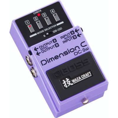 Boss DC-2W Dimension C Effects Pedal with 20 Sound Modes for Guitarists