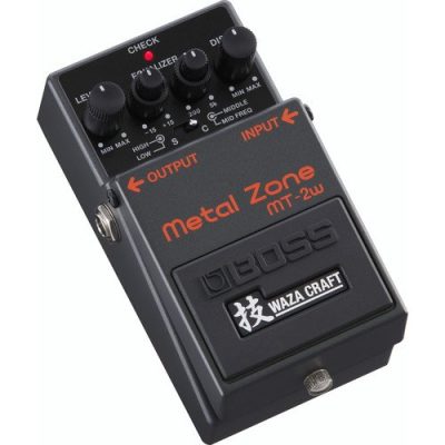 Boss MT-2W Metal Zone Waza Craft Distortion Pedal with Dual Modes for Hard Rock