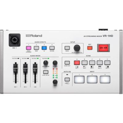 Roland VR-1HD AV Streaming Mixer with 1080p30 Full HD and 3 HDMI Inputs