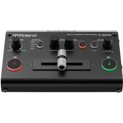 Roland V-02HD Multi-Format Video Mixer with HDMI Switching and Scalers