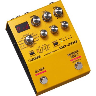 Boss OD-200 Hybrid Drive Pedal with 12 Modes and 96 kHz for Guitarists