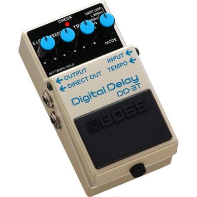 Boss Digital Delay Pedal DD-3T with 12.5-800ms Range for Guitar