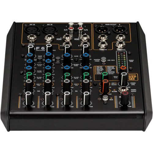 RCF F-6X 6-Channel Mixer with Multi-FX - Image 2