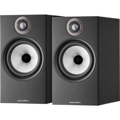 Bowers & Wilkins 606 S2 Anniversary Edition 2-Way Standmount Loudspeaker, Black - Pair
