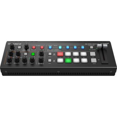 Roland V-1HD+ 4-Channel HD Video Switcher with 1080p Support and 14-Channel Audio Mixer
