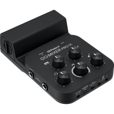 Roland Audio Mixer GO:MIXER PRO-X for Smartphones with Guitar Mic Inputs