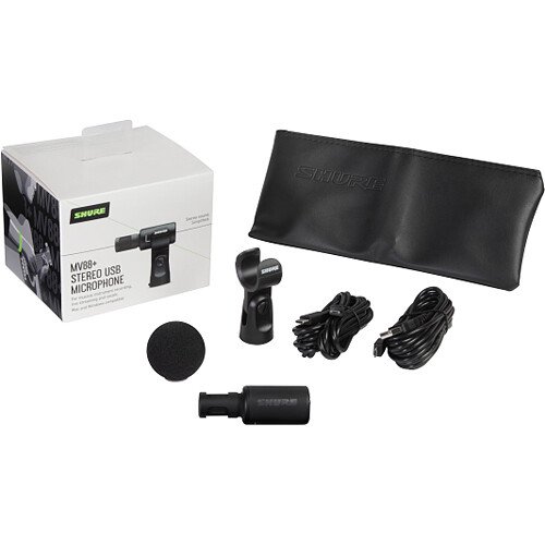 Shure MV88+ Home Kit Digital Stereo USB Condenser Microphone for Computers - Image 4
