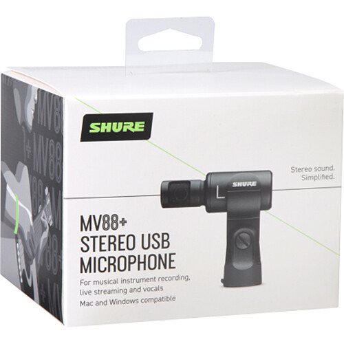 Shure MV88+ Home Kit Digital Stereo USB Condenser Microphone for Computers - Image 2