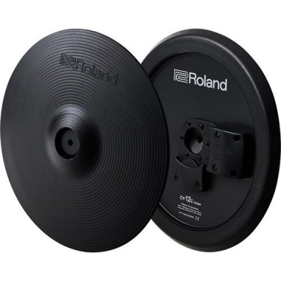 Roland CY-12C-BK Crash Cymbal Pad 12-Inch 2-Zone (Black)