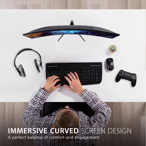 ViewSonic VX2718-PC-MHD 27" 16:9 165 Hz Curved LCD Gaming Monitor - Image 8