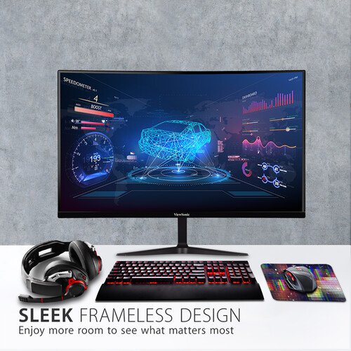 ViewSonic VX2718-PC-MHD 27" 16:9 165 Hz Curved LCD Gaming Monitor - Image 3