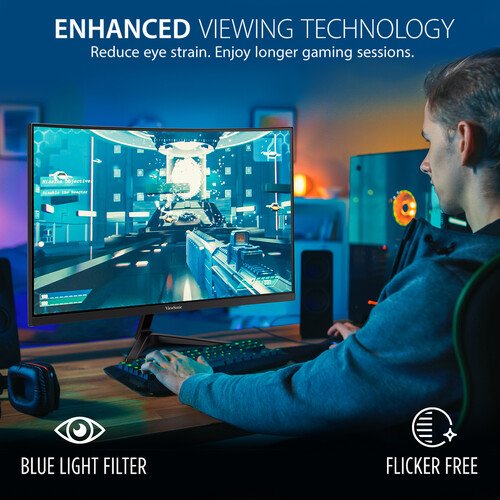 ViewSonic VX2718-PC-MHD 27" 16:9 165 Hz Curved LCD Gaming Monitor - Image 4