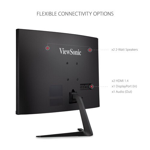 ViewSonic VX2718-PC-MHD 27" 16:9 165 Hz Curved LCD Gaming Monitor - Image 6