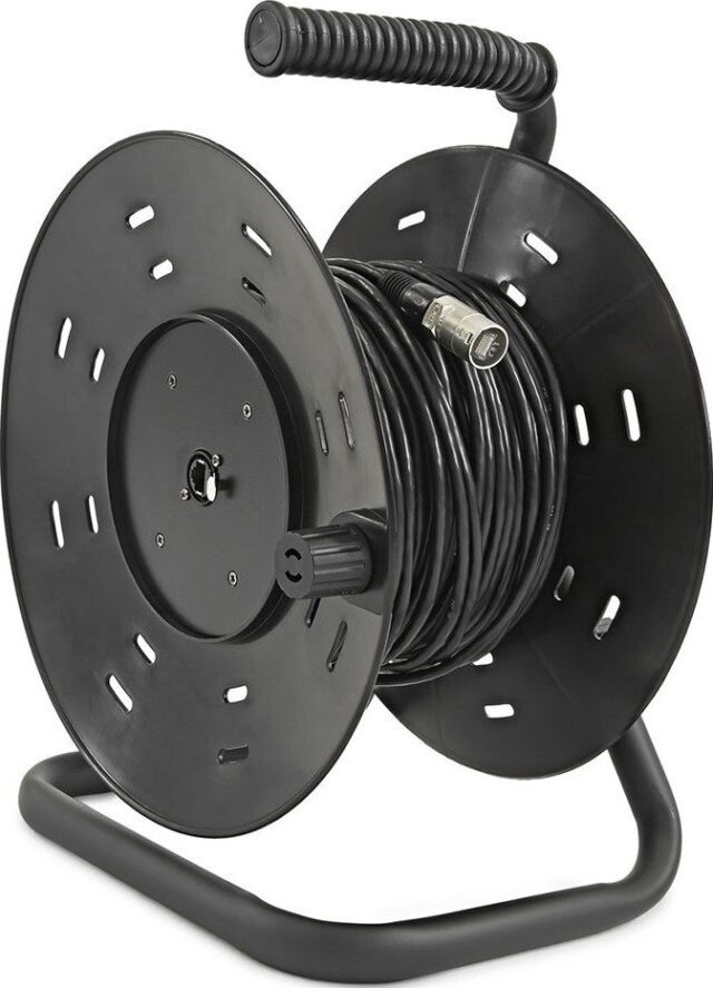 Soundcraft RZ2682 100m Cat5 Cable Terminated with Neutrik Connectors Supplied on Reel - Black