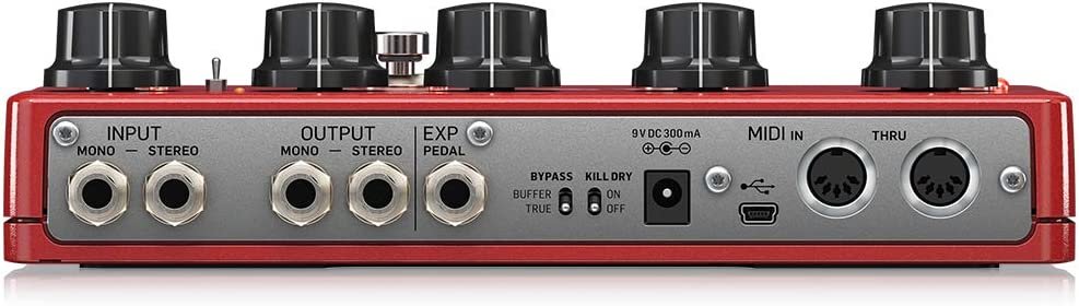 TC Helicon Hall of Fame 2x4 Reverb Pedal with 4 MASH Switches and Shimmer Effect - Image 4