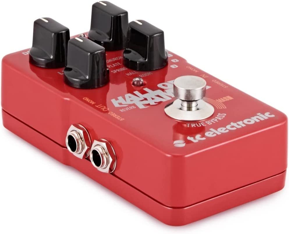 TC Helicon Hall of Fame 2 Reverb Stompbox Guitar Pedal with Shimmer Effect and Mash Footswitch - Image 4