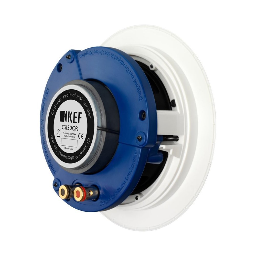 KEF Ci130QRFL Flush MT 5.25 Architectural Custom Install Speaker White - Single - Image 4