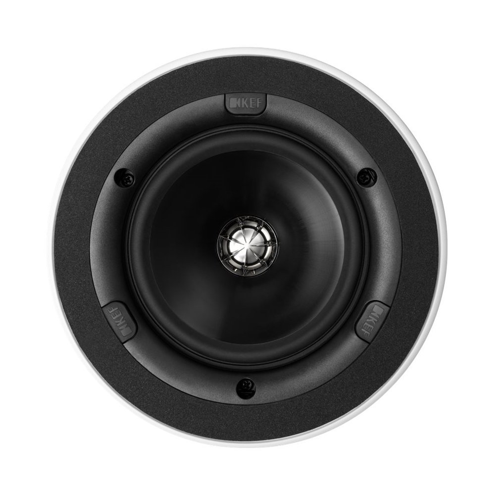 KEF Ci130QRFL Flush MT 5.25 Architectural Custom Install Speaker White - Single