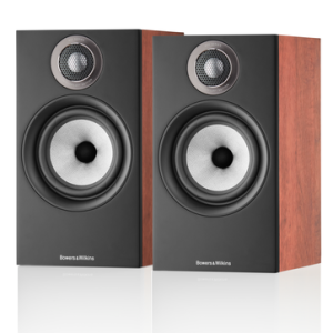 Bowers & Wilkins 607 S2 Anniversary Edition 2-Way Standmount Loudspeaker, Red Cherry- Pair