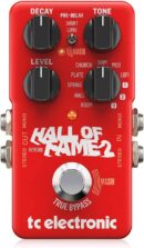 TC Helicon Hall of Fame Reverb Stompbox Pedal with 10 Reverb Types