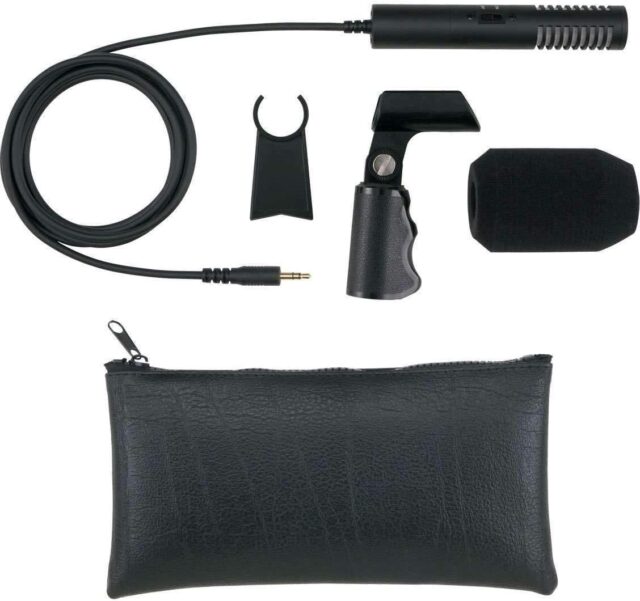 Roland CS-15S Stereo Cardioid Microphone with Windscreen for Field Recording