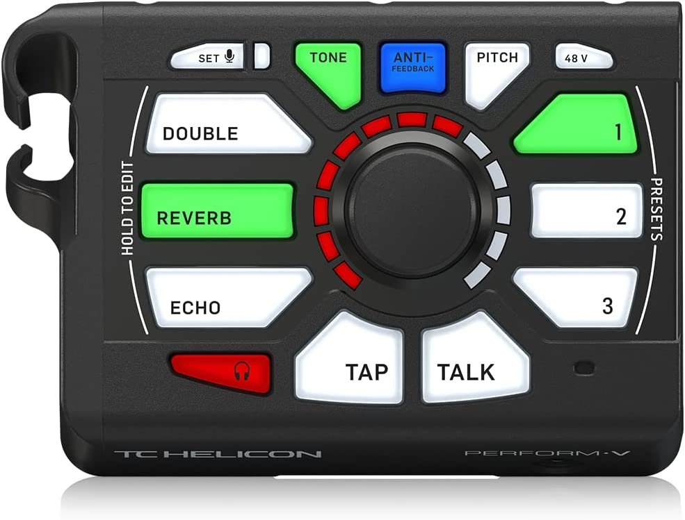 TC Helicon PERFORMV Vocal Processor with Multi-Effects and Pitch Correction