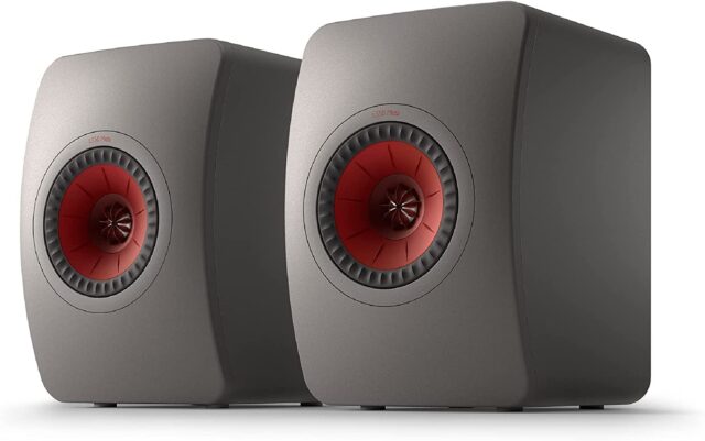 KEF LS50 Meta Highly Precise Hi-Fi Bookshelf Speakers Titanium - Pair
