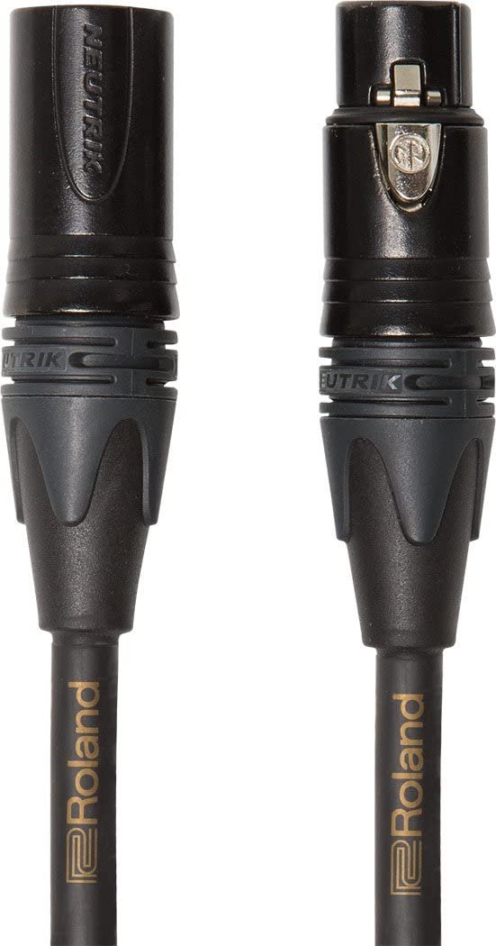 Roland Quad Microphone Cable RMC-GQ15 15ft/4.5m Gold Series XLR
