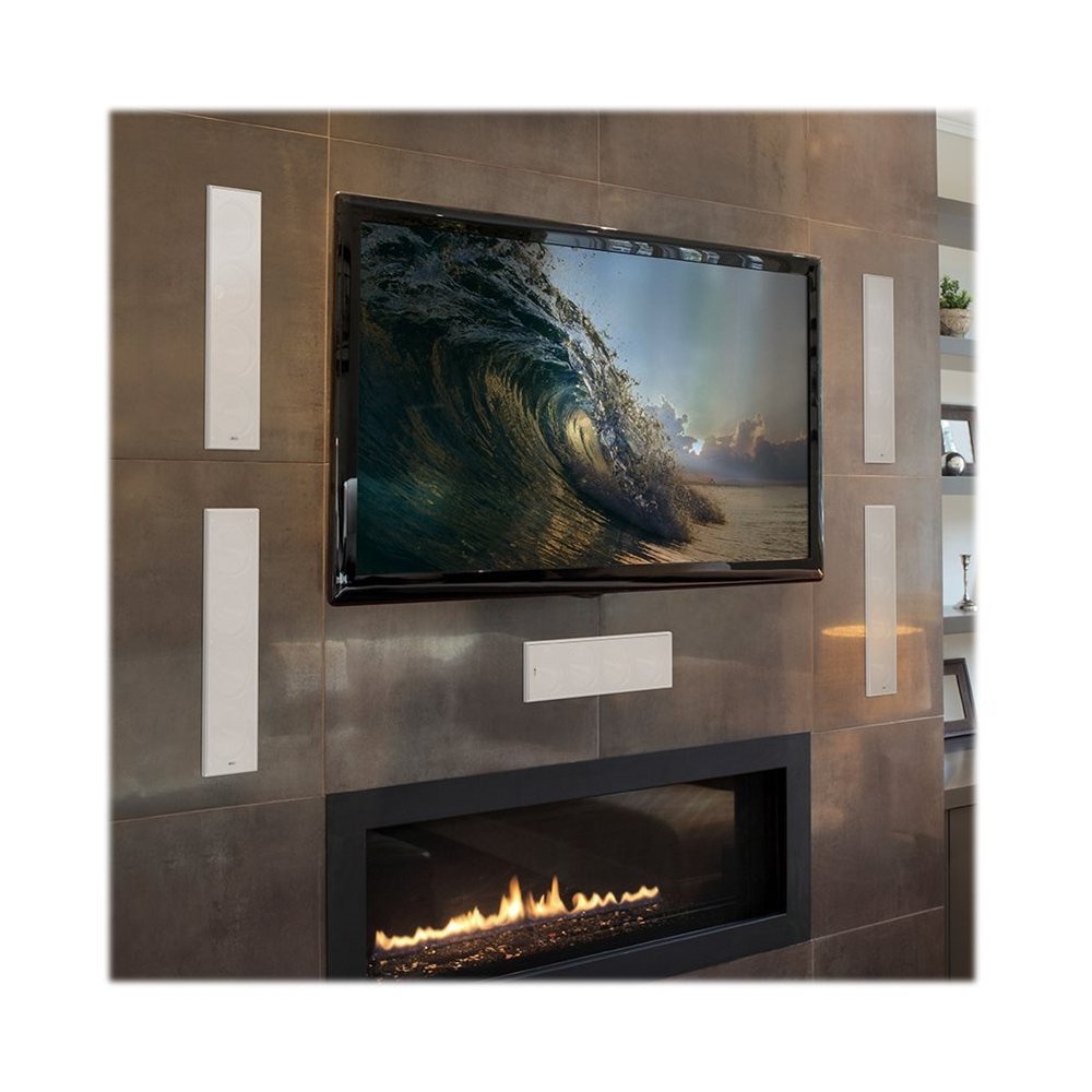 KEF CI4100QL UNI-Q 3 WAY In-Wall Custom Install Speaker White- Single - Image 5