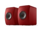 KEF LS50 Wireless II Active Bookshelf Speaker Red - Pair