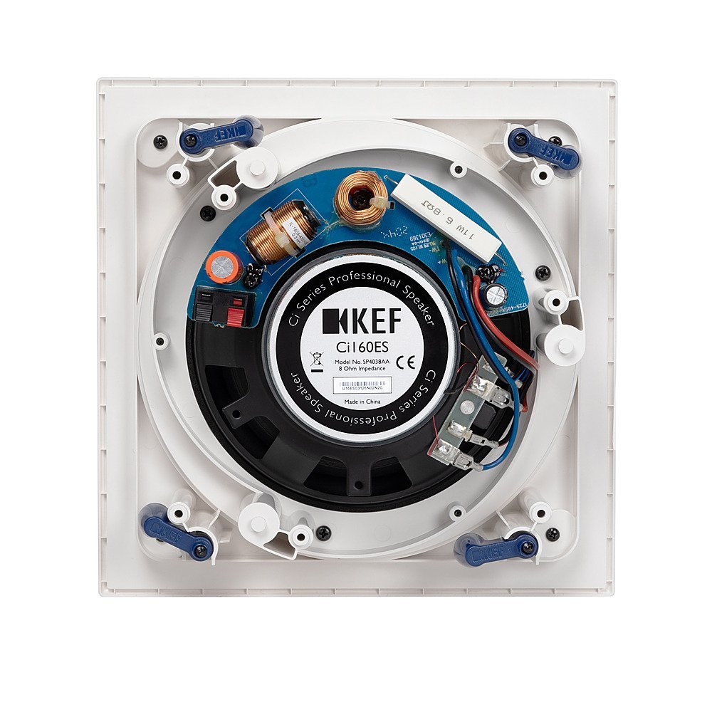 KEF CI160ES UNI-Q Square High-Performing Custom Install Speaker White - Single - Image 4