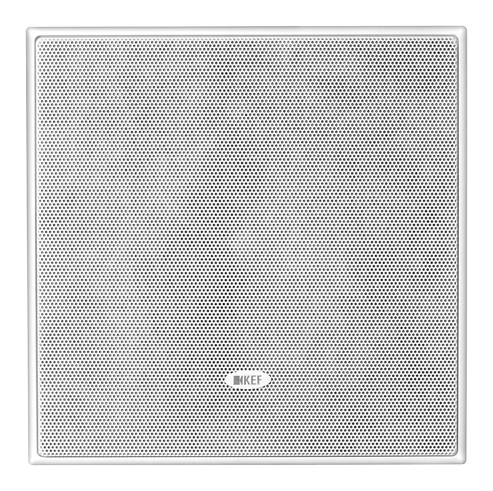 KEF CI160ES UNI-Q Square High-Performing Custom Install Speaker White - Single