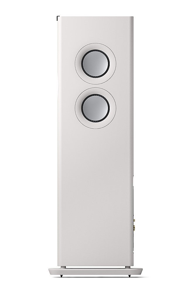 KEF LS60 All-In-One Hi-Fi Wireless Active Floor Standing Speaker White - Pair - Image 3