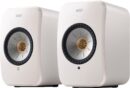 KEF LSXII Definitive Compact Wireless HiFi Bookshelf Speakers White - Pair