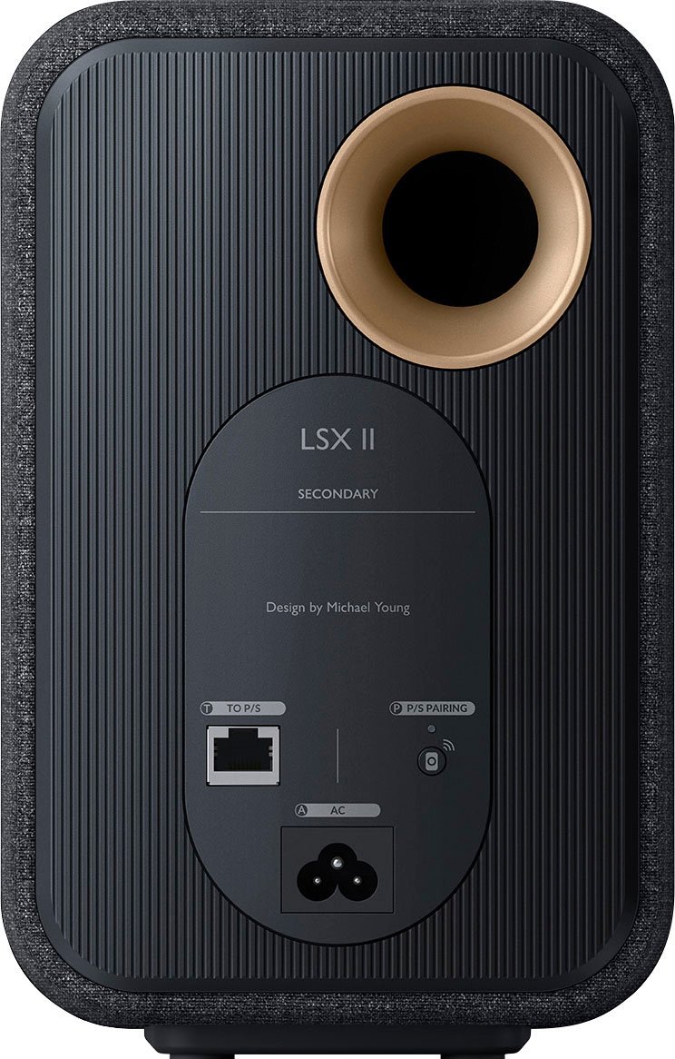 KEF LSXII Definitive Compact Wireless HiFi Bookshelf Speakers Black - Pair - Image 4