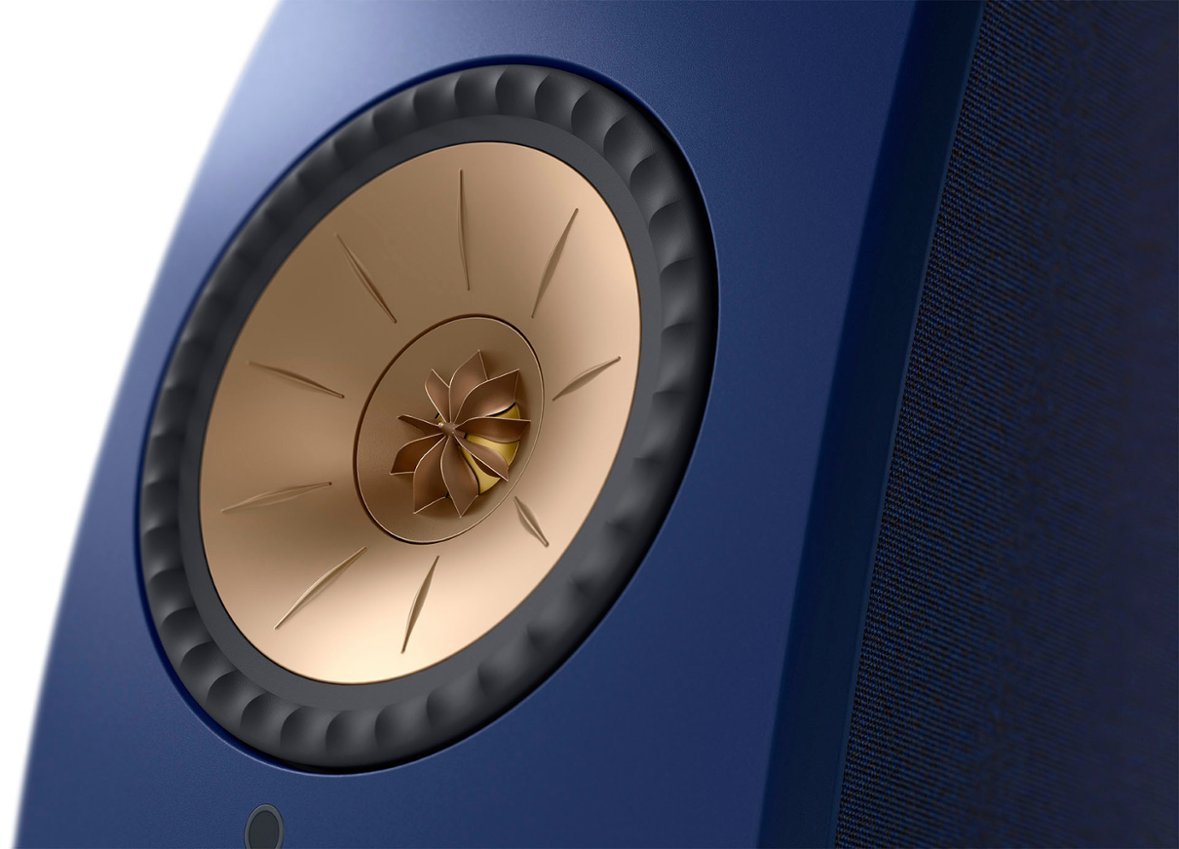 KEF LSXII Definitive Compact Wireless HiFi Bookshelf Speakers Blue - Pair - Image 3
