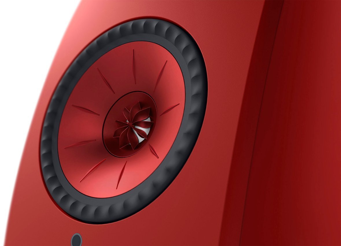 KEF LSXII Definitive Compact Wireless HiFi Bookshelf Speakers Cromson - Pair - Image 3