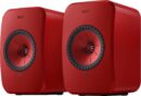 KEF LSXII Definitive Compact Wireless HiFi Bookshelf Speakers Cromson - Pair