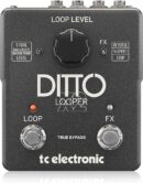TC Helicon Ditto X2 Looper Guitar Pedal with Reverse and Half-Speed Effects